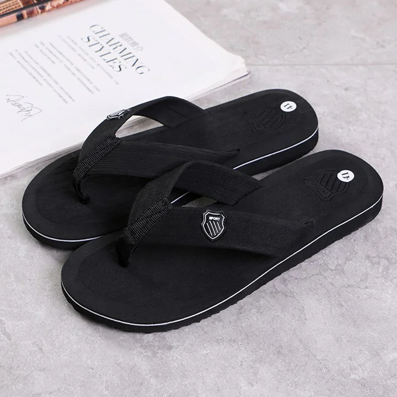 Non Slip Sandals Men's Lightweight Quick-Drying Comfy Thong For Indoor Outdoor Summer