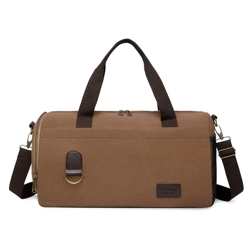 

Men's Canvas Fashion Handbags High Quality Top-handle Casual Crossbody Bag Multi-function Man Large-capacity Travel Shoulder Bag