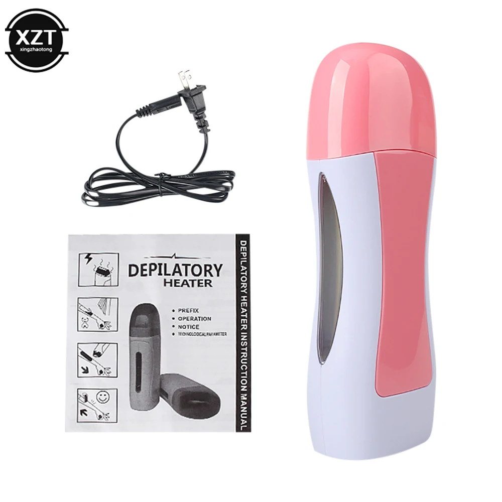 Handheld Electric Hair Removal Wax-melt Machine Heater Portable Epilator Roll on Wax Depilatory Heater Skin Care Tools wax heater hair removal wax hair removal tool