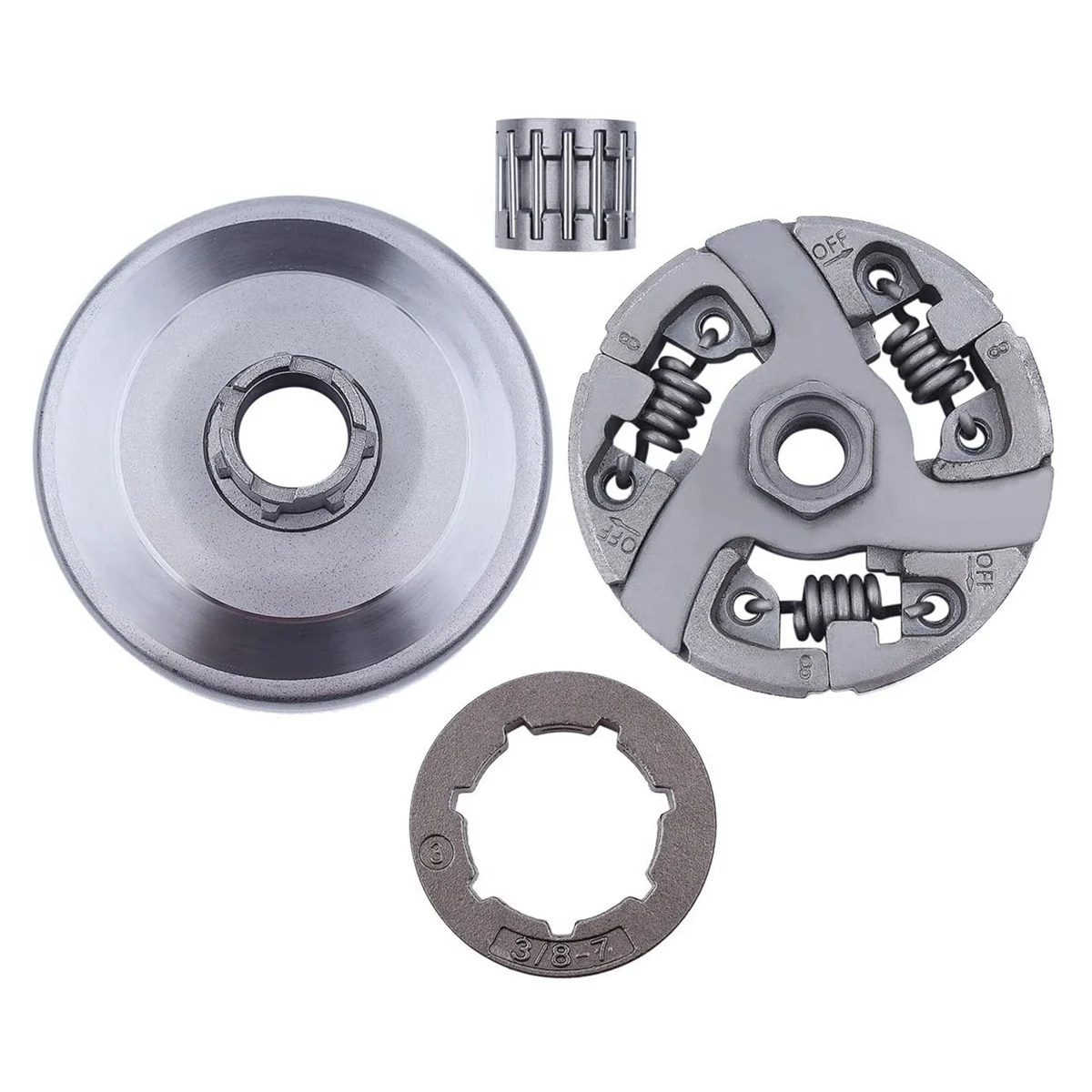 3/8-7T Kit Cuscinetto Pignone Cerchio Frizione Per Husqvarna 3120 394Xp 395Xp 3120Xp Jonsered 2094 2095 Motosega 503701501