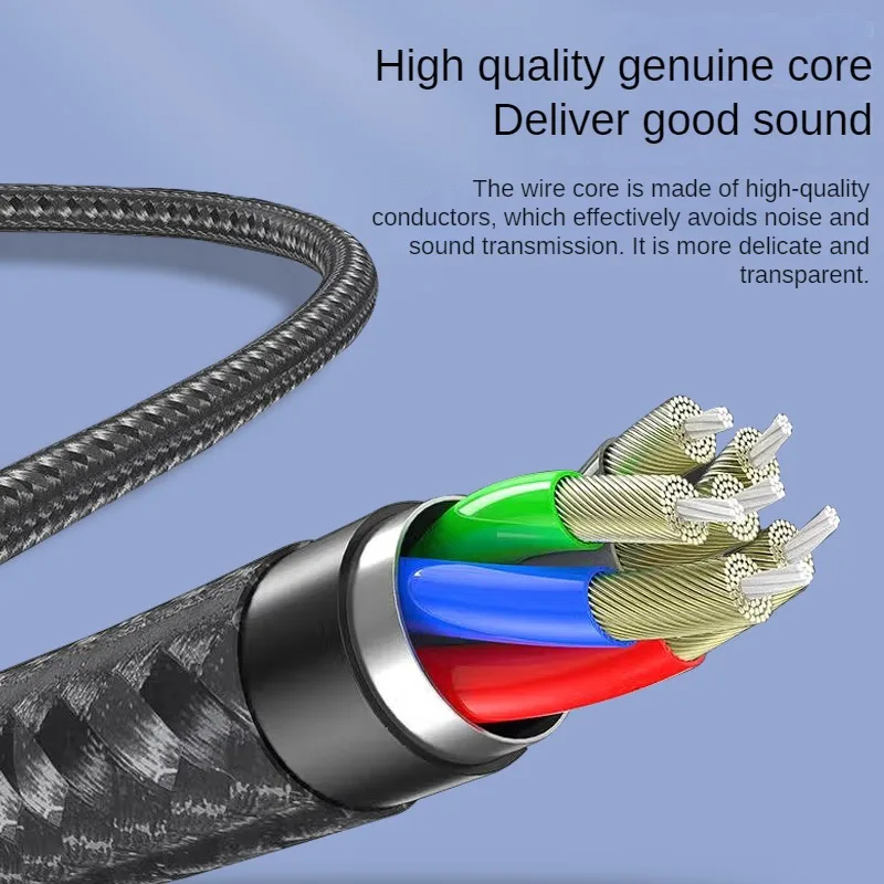 JH USB C-3.5mm 여성형 오디오 어댑터, 통화, 음악, 유선 제어용 HiFi DAC 동글