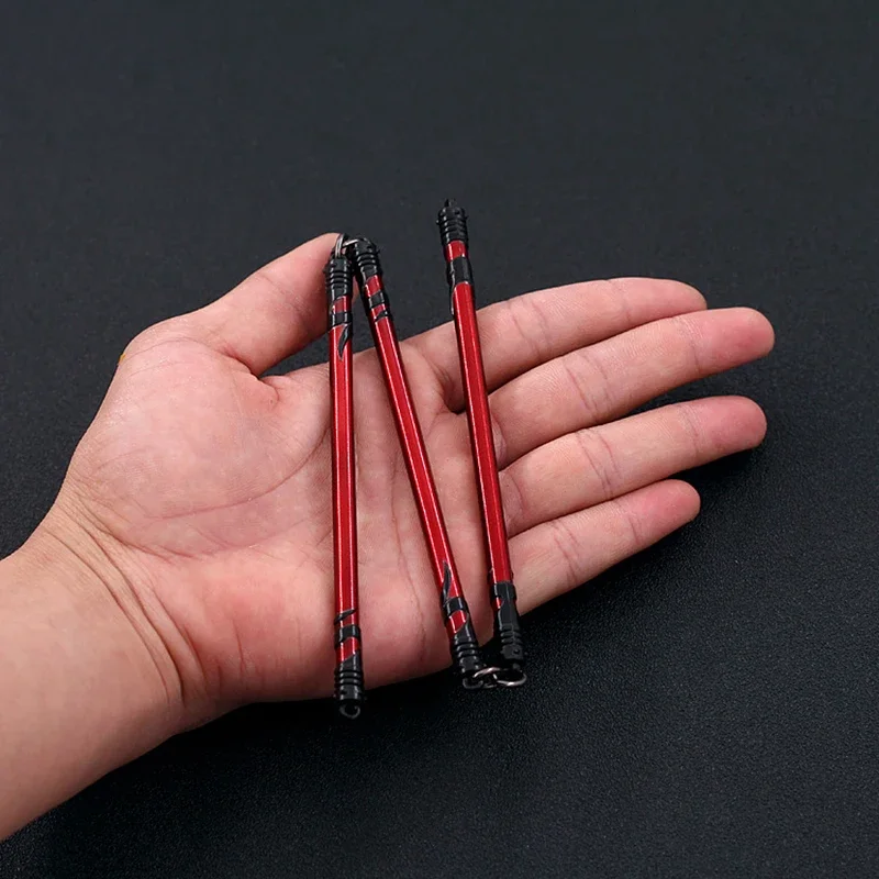 Jujutsu Kaisen Weapon Geto Suguru Youyun Three Section Staff Anime Weapon Model Metal Katana Samurai Sword Royal Gifts Toys Boys 4