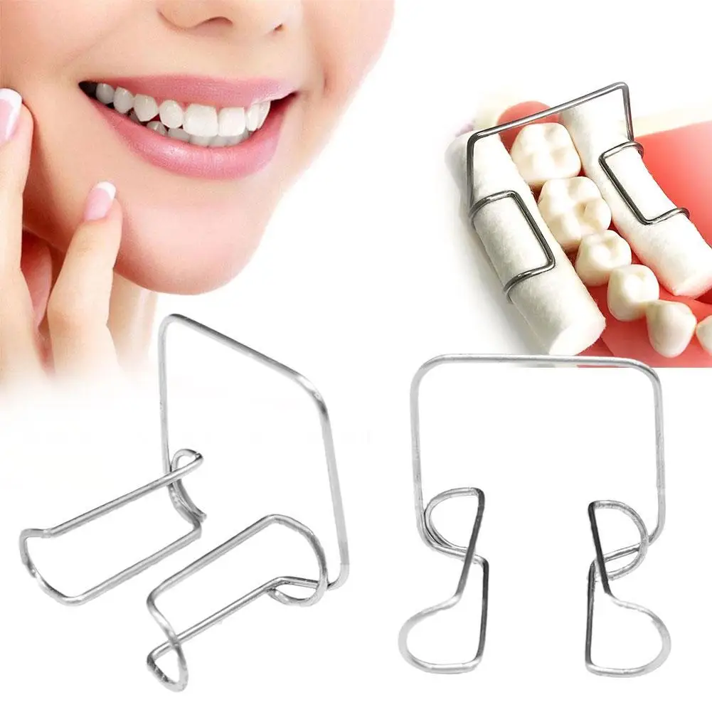 

1pcs Dental Orthodontic Clip Cotton Roll Clip Sterilizable Stainless Autoclavable Dentist Holder Stainless Steel Cotton Roll