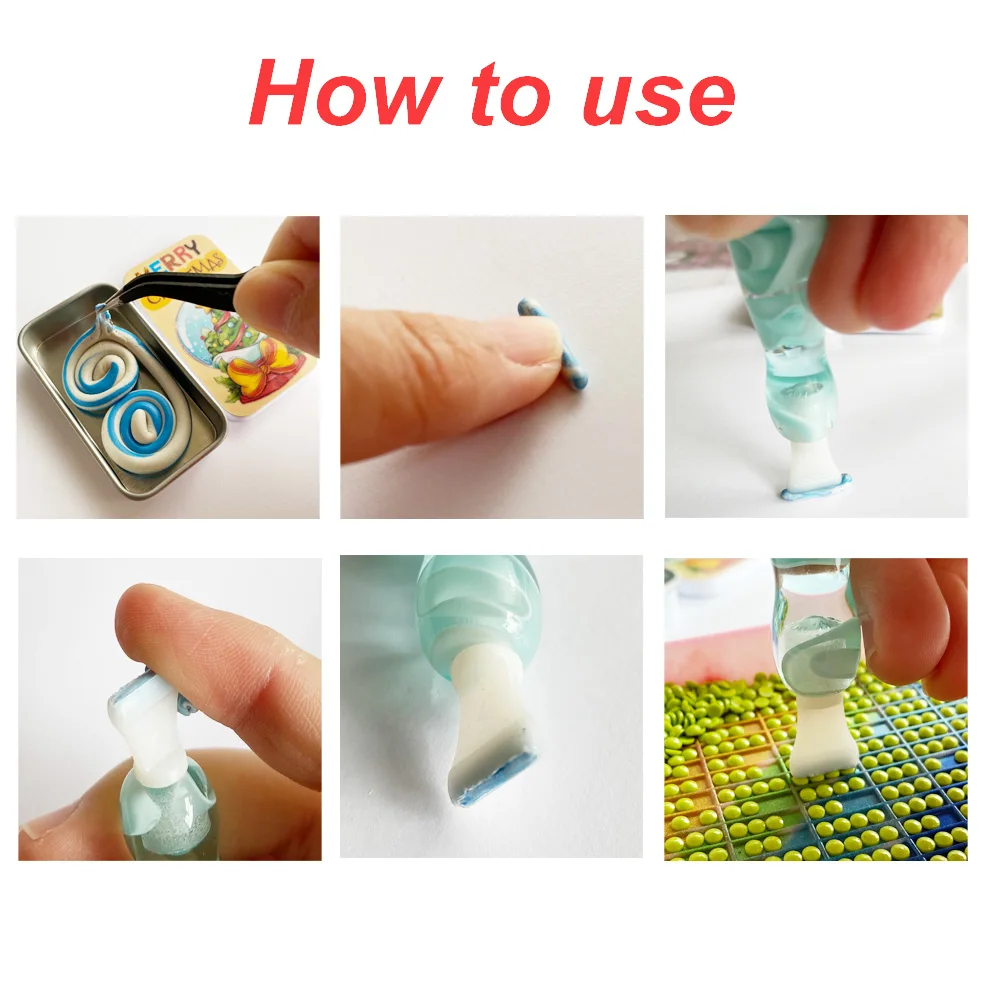 Diamond Painting Tool Diamond Painting Putty In Tin Box Sticky Wax Alternative DIY 5D Accessory Container Putty