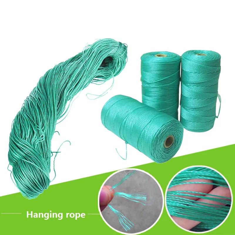 

Green/White/Gray Greenhouse Hanging Rope Nylon Plastic Cucumber Tomato Pepper Vegetable Garden Planting Tied Pull Climb Rattan