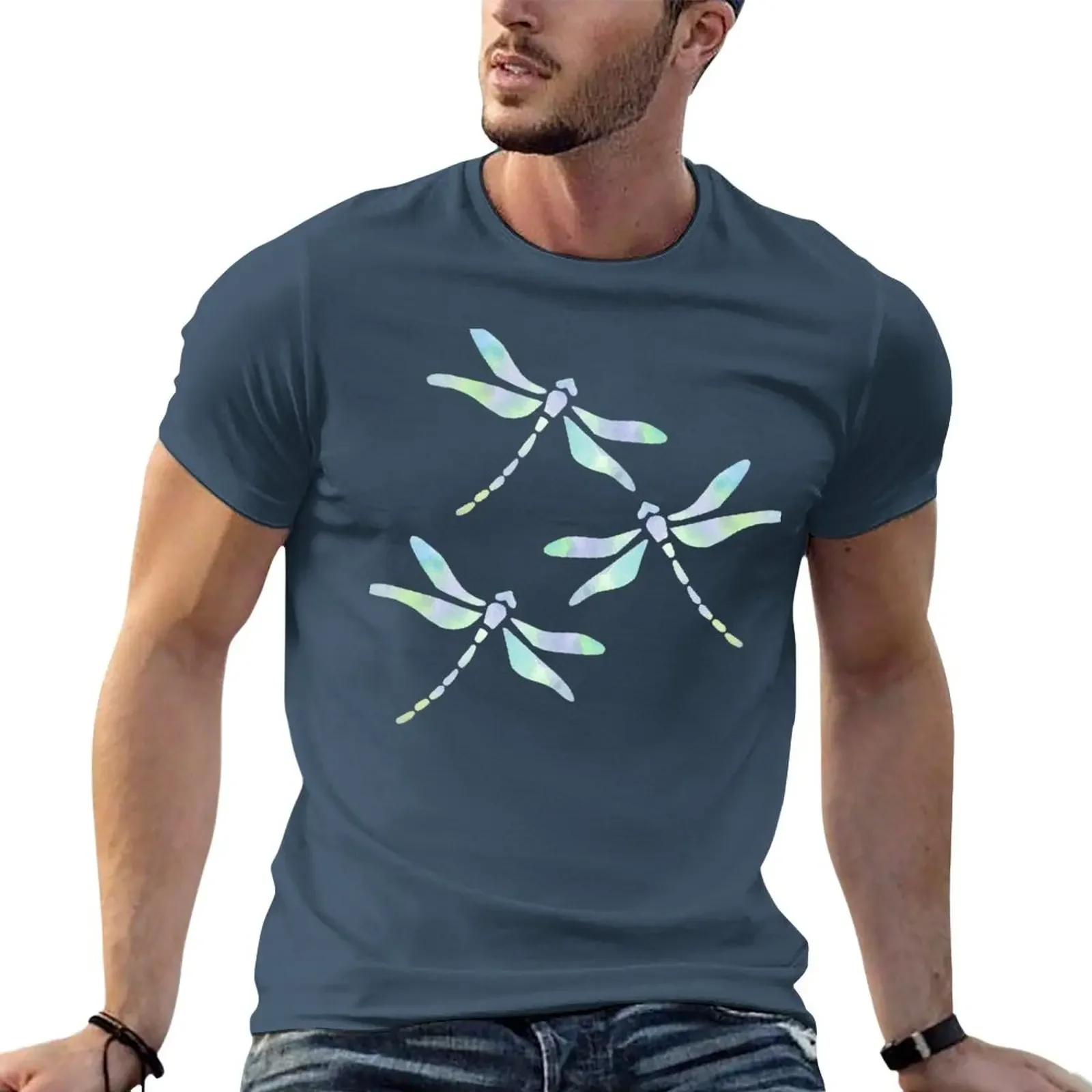 

Dragonfly T-Shirt summer clothes plus sizes oversized t shirts for men