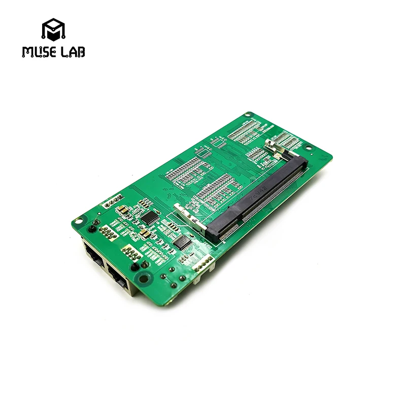 Farblicht i5 ECP5 dual Ethernet 1000M extension board