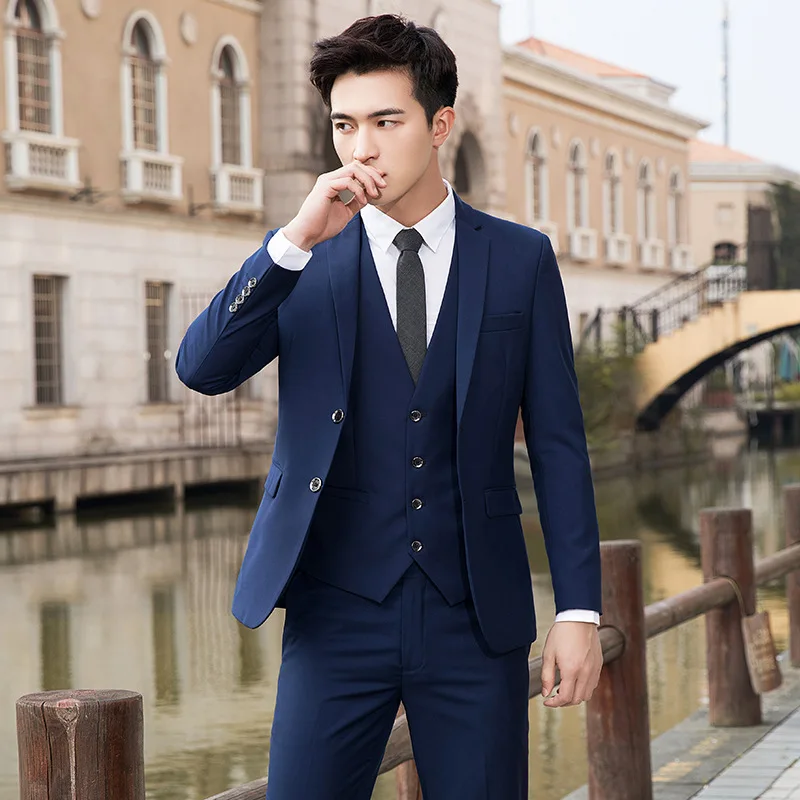 

8380-T-Summer new product hole knife cut loose men Customized suit
