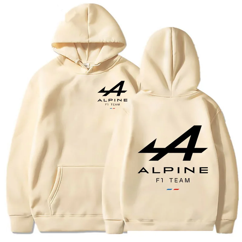 

Hoodie musim gugur untuk pria uniseks, Hoodie joging santai gambar tim balap Super F1 untuk pria dan wanita