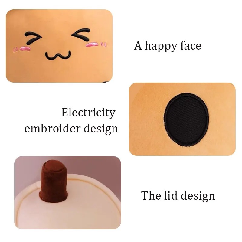 1Pcs Simulation Milk Tea Cup Pillow Plush Toy Small Pearl Milk Tea Cute Funny Doll Creative Decoration 3