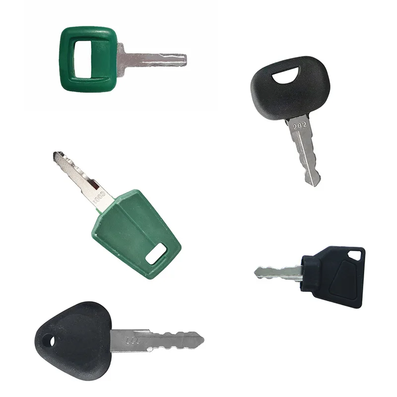5PCS Ignition Key Laser Cut Compatible with Volvo Construction Heavy Equipment