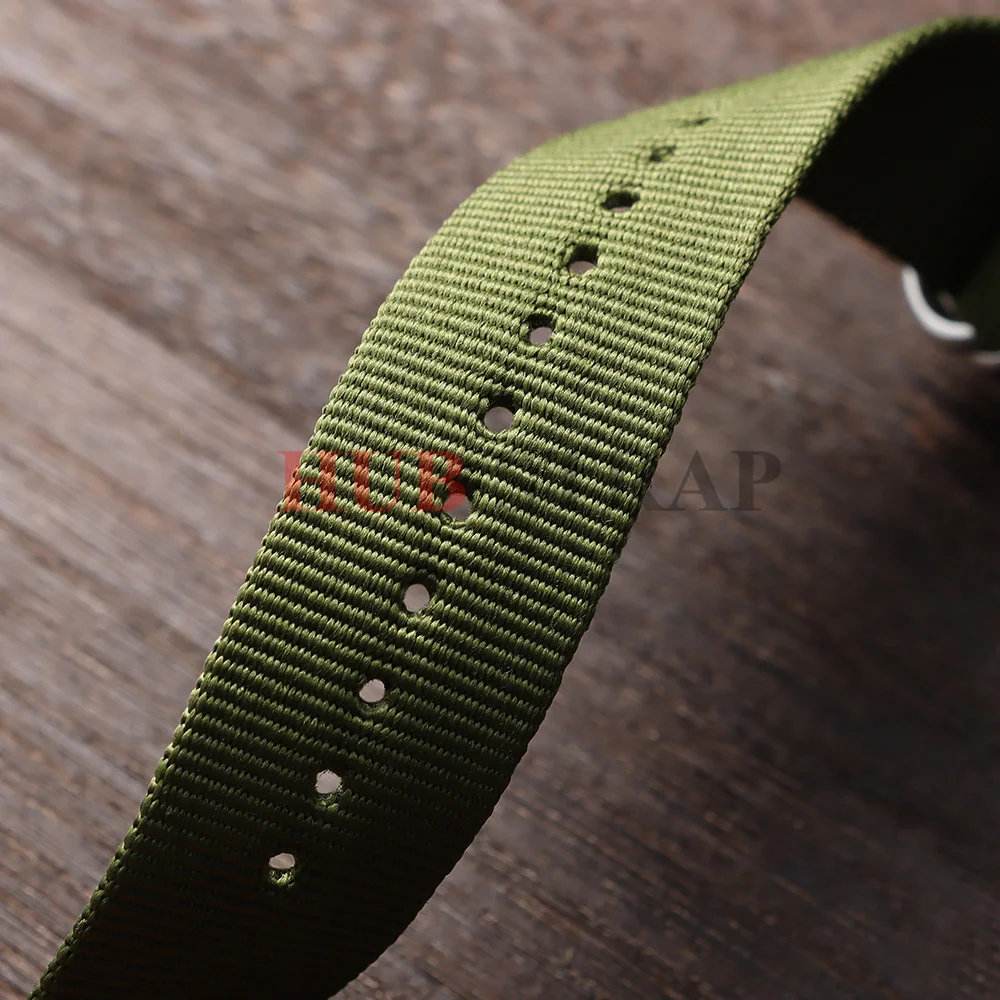 Universal Nylon Canvas Watch Strap - Weave Design Wristband