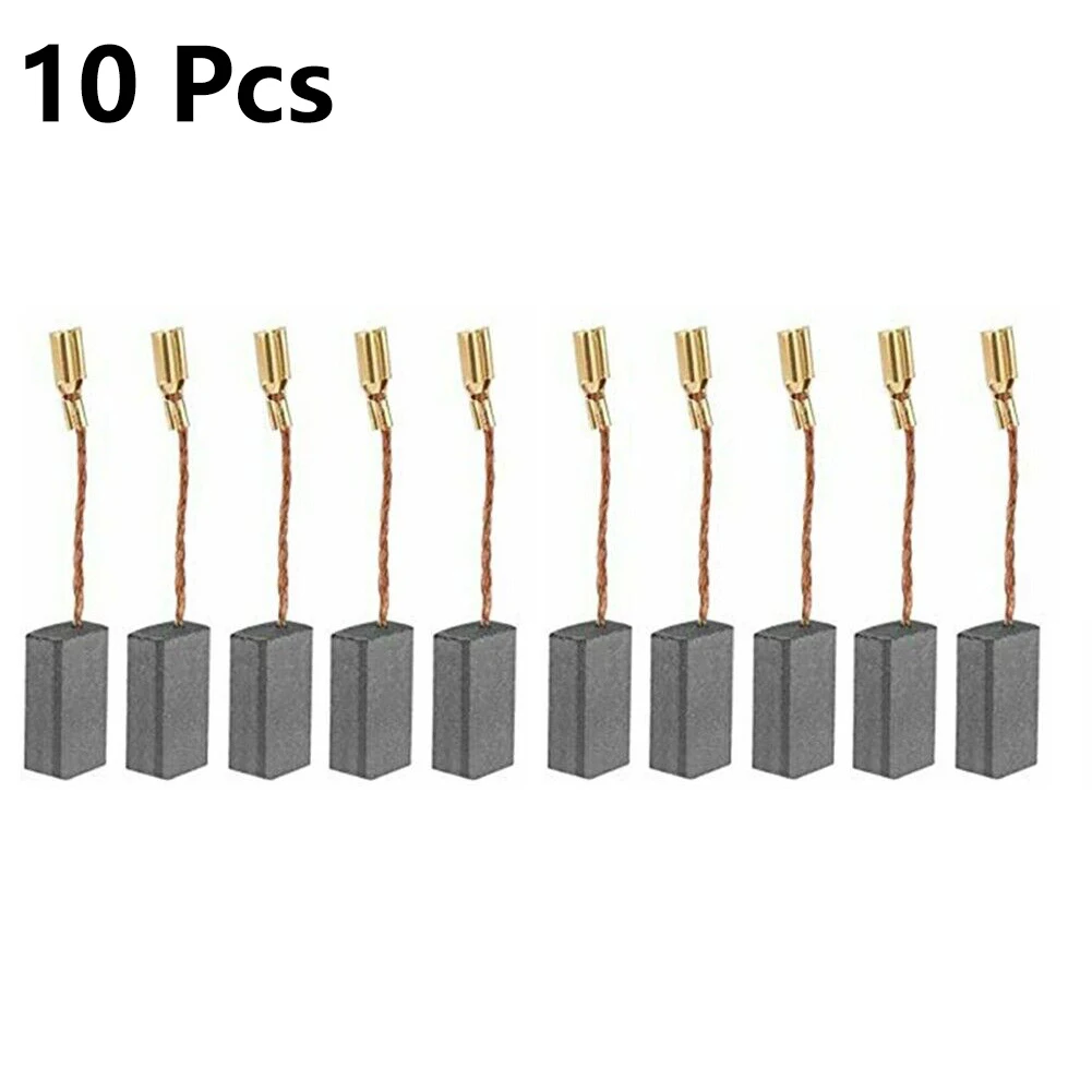 10PCS Carbon Metal Motor Carbon Brushes For Bosch Motor Angle Grinder 15mm X 8mm X 5mm Power Tools Vacuum Cleaners Saws Drills wooden beads drills bit solid carbide woodworking router bit 6mm 8mm 10mm 15mm 20mm