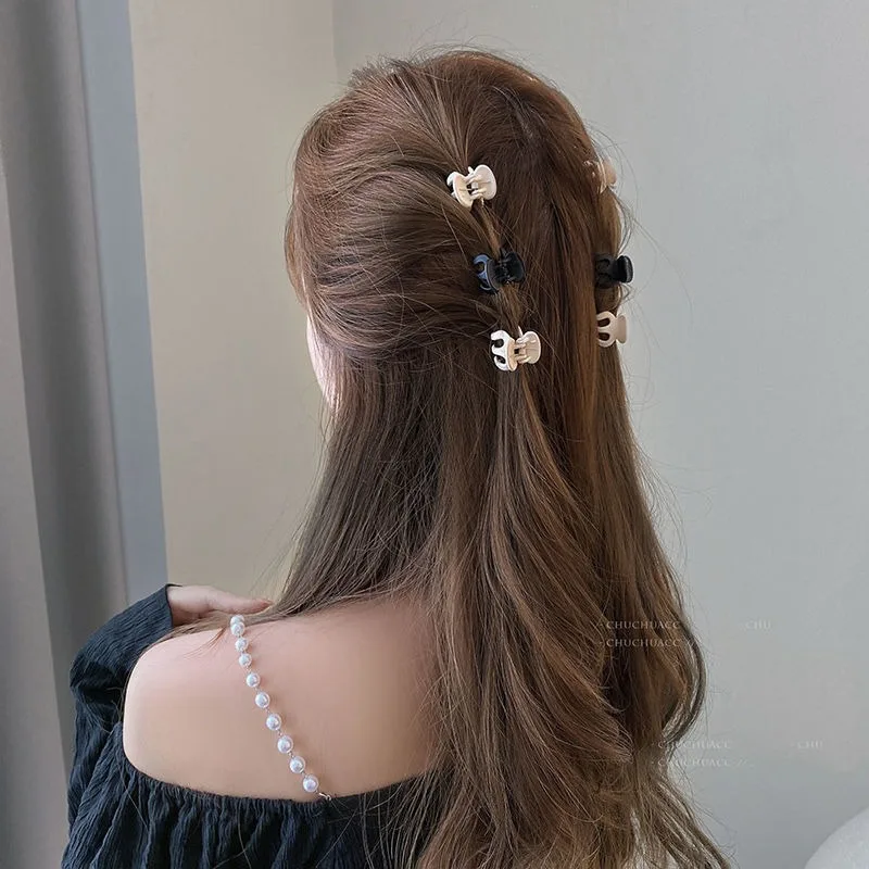 Kawaii Koreanische Mini Klaue Haar Clip Set Haarnadeln Frauen Mädchen Baby Kleine Haar Krabben Hoop Clipper Büro Zubehör Halter Kopfschmuck – Detail 4