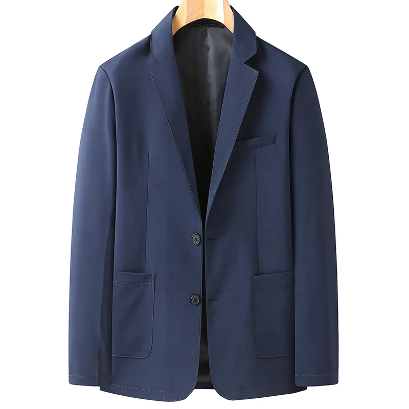 Size 8XL 7XL 6XL 2022 New Autumn Classic Solid Color Blazer Men Business Suit Jacket High Quality Casual Loose Mens Blazers 2