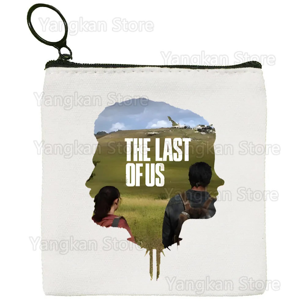 Coin purse coin wallet Fireflies The Last Of Us Canvas Coin Purse Key Case Lady Bag Coin Storage Bag