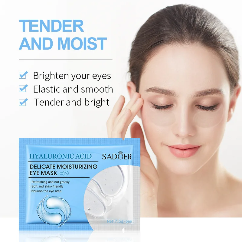 5/10/20 Pairs SADOER Crystal Collagen Eye Mask Anti Dark Circles Removal Eyes Bag Moisturizing Eye Patches Beauty Eyes Skin Care