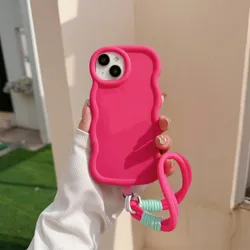 Custodia Shockproof con Manico a Forma di Onda per Smartphone Motorola Moto