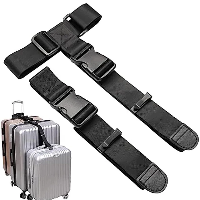 2 Cinghie Elastiche Per Valigie - Regolabili, Resistenti, Per Fissaggio Bagagli Extra Durante I Viaggi - Foto 12