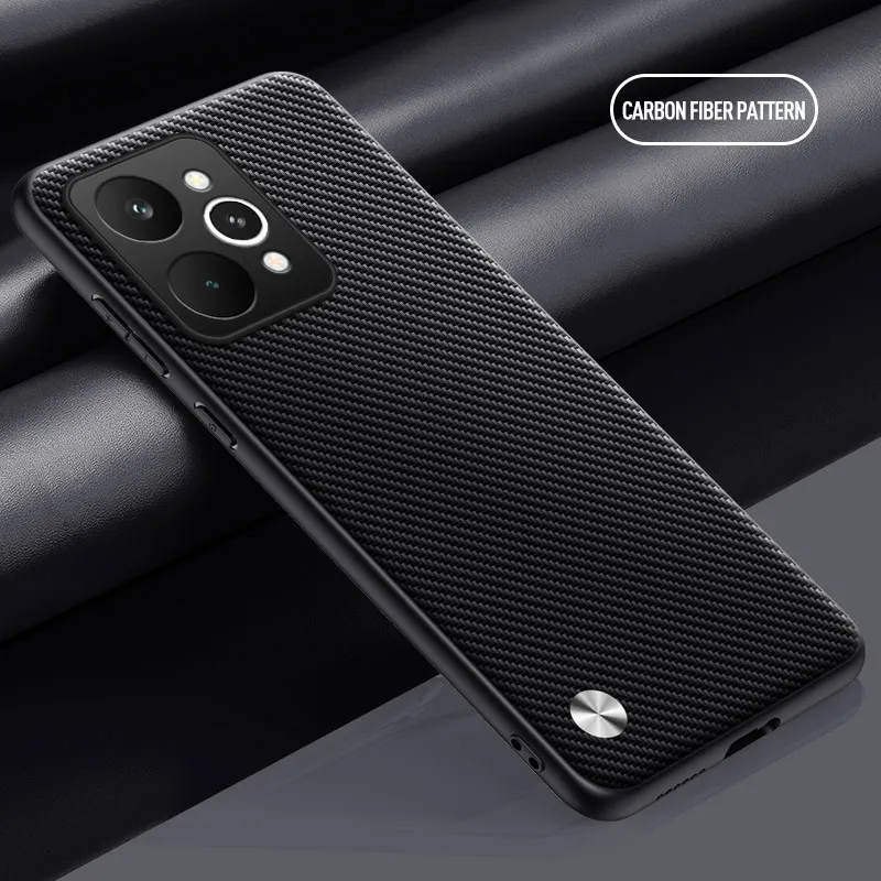 Elegant Matte Silicone & PU Leather Soft Protective Phone Case Cover