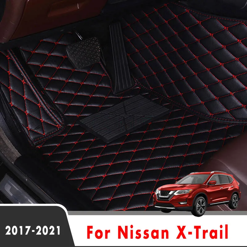 

Car Floor Mats For Nissan X-Trail Xtrail Rogue 2023 2022 2021 2020 2019 2018 2017 (7 Seater) Auto Accessories Interior Carpets