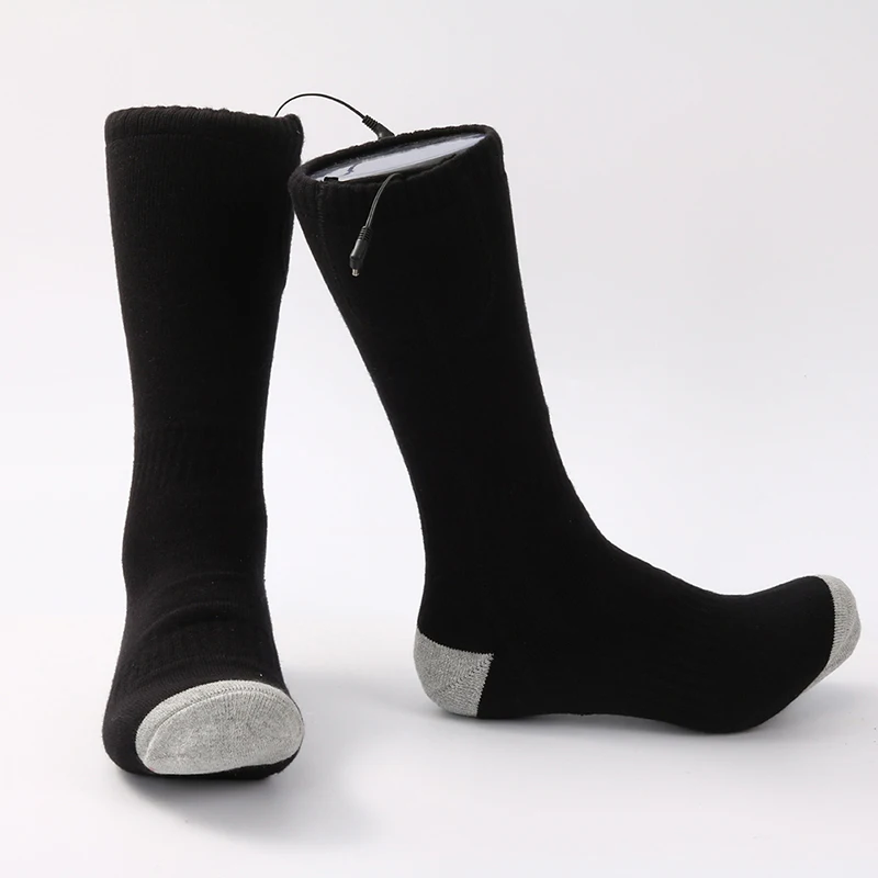 Winter Warm Outdoor Socks Thermal Heating Elastic Comfortable 3 Modes Adjustable Electric Sock For Hiking