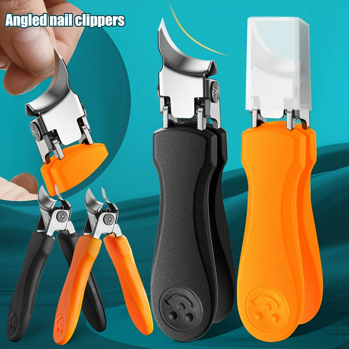 Professional Nail Clippers for Thick Toenails Large Opening