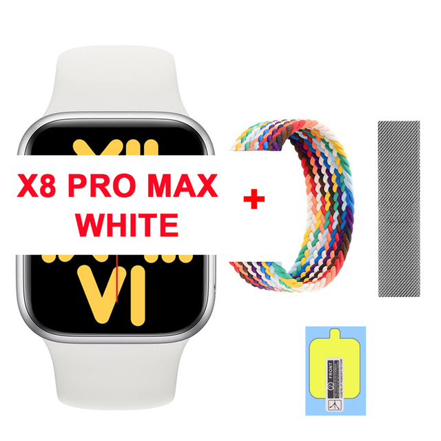 4Pcs 6Pcs Wholesale X8 Pro Max Smart Watch Men Women Fitness Tracker Sports Smartwatch Bluetooth Call Wristwatch