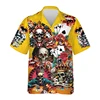 Gambling Las Vegas 3d Print Beach Shirts For Men Hawaiian Holiday Short Sleeve New Design Summer Lapel Funny Women Blouse Tops 2