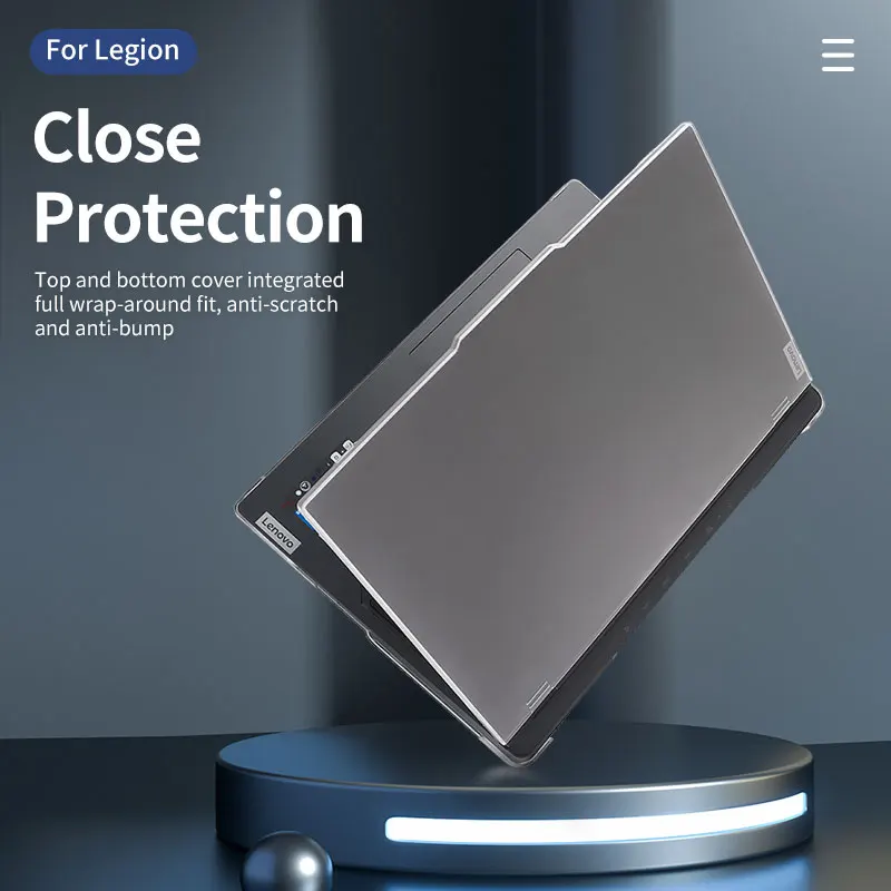 Lenovo Matte 투명 케이스 2025/2024 Legion Pro 5 / Slim 5 PC 소재 하드 보호 케이스 Y9000P/R9000/Y7000P/R7000P