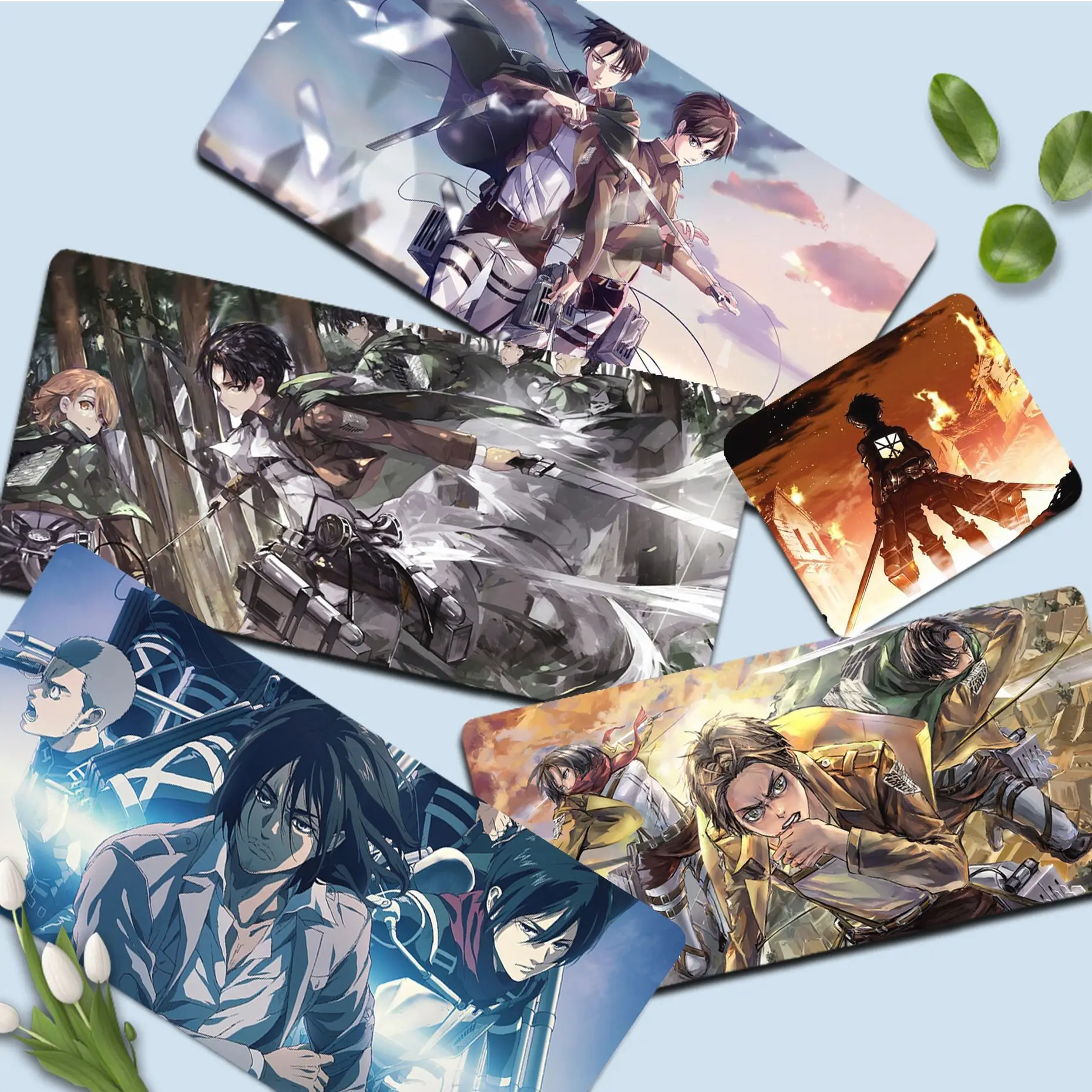 

Anime L-LEVI A-ACKERMAN Mousepad Girl Pad Keyboards Mat Rubber Gaming Mousepad Desk Mat Size For Large Edge Locking Keyboard Pad