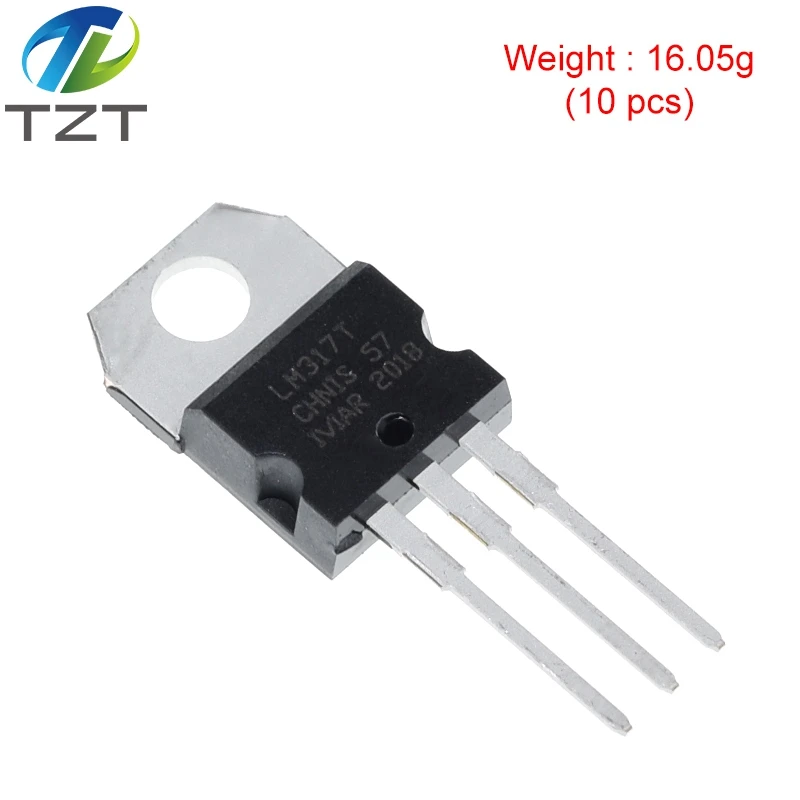 LM317T LM317 Voltage Regulator IC 1.2V to 37V 1.5A 10pcs voltage regulator module power chip ic