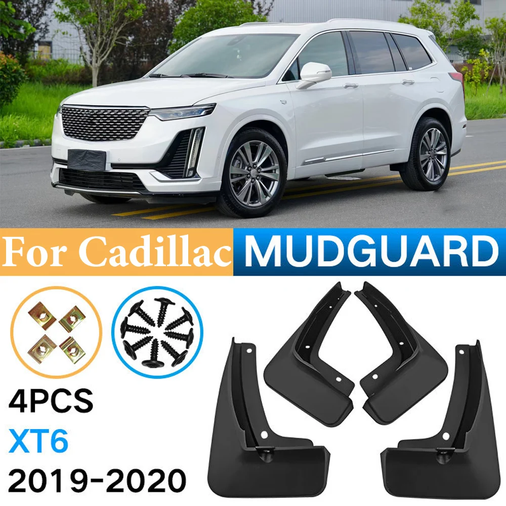 

Car Mud Flaps For Cadillac XT6 2019 2020 Mudflaps Splash Guards Mud Flap Mudguards Fender Front Rear