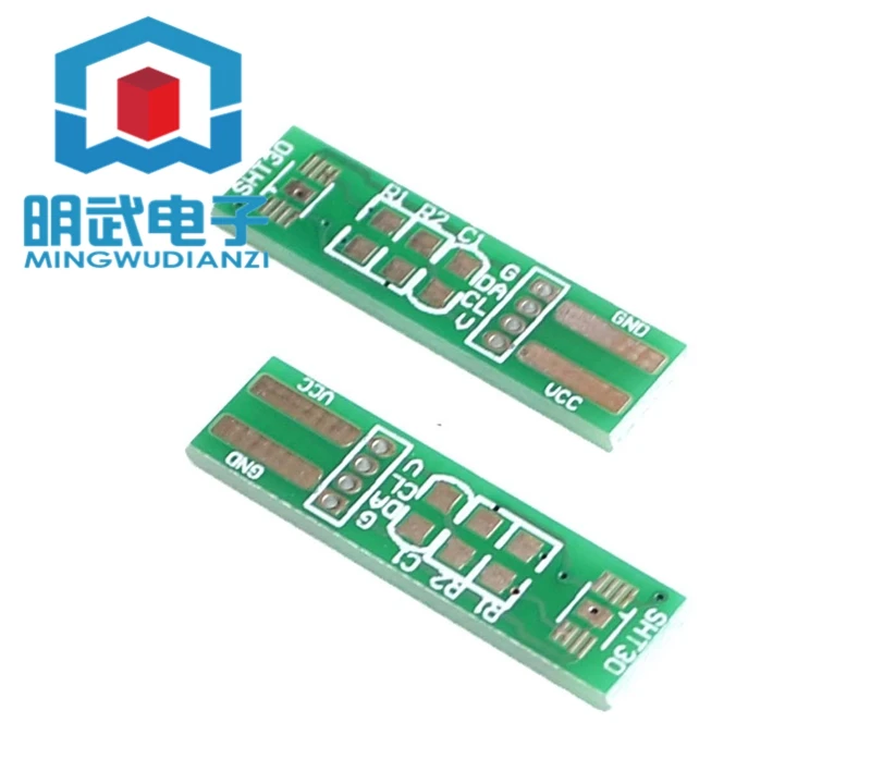 Temperature and Humidity Sensor SHT20 SHT21 SHT25 Circuit Board PCB Transfer SHT30 SHT31 SHT35 double side 0805 0603 0402 smd smt transfer to dip capacitance resistance led adapter transfer plate pcb printed circuit board