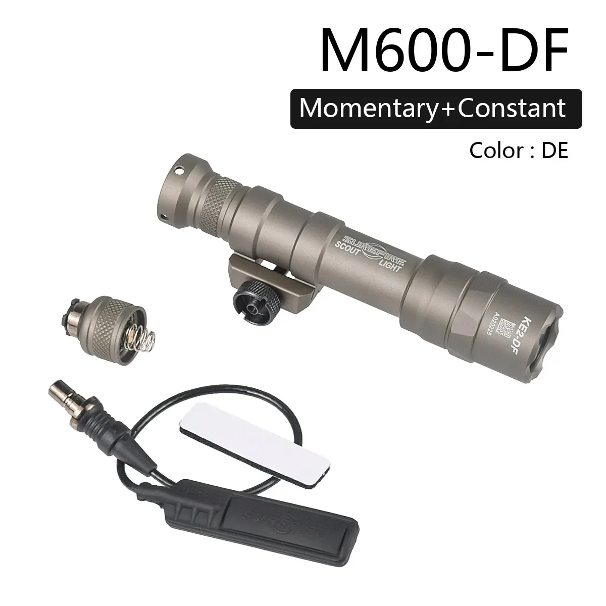 Taktische Surefire M300 M600 M640DF M640V M340V M340C LED-Taschenlampe M640 M340 Airsoft Gewehrleuchte AR15 Licht 20mm Picatinny-Schiene – Detail 15