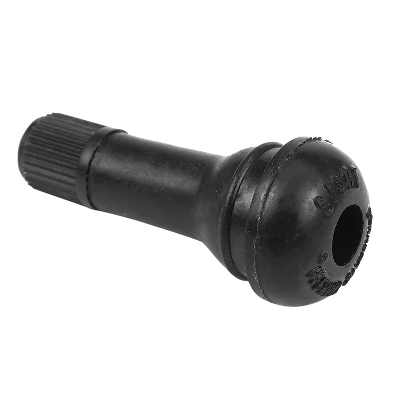 100Pcs TR 413 Short Rubber Car Tubeless Vacuum Snap-In Tire Valve Stems Alloy