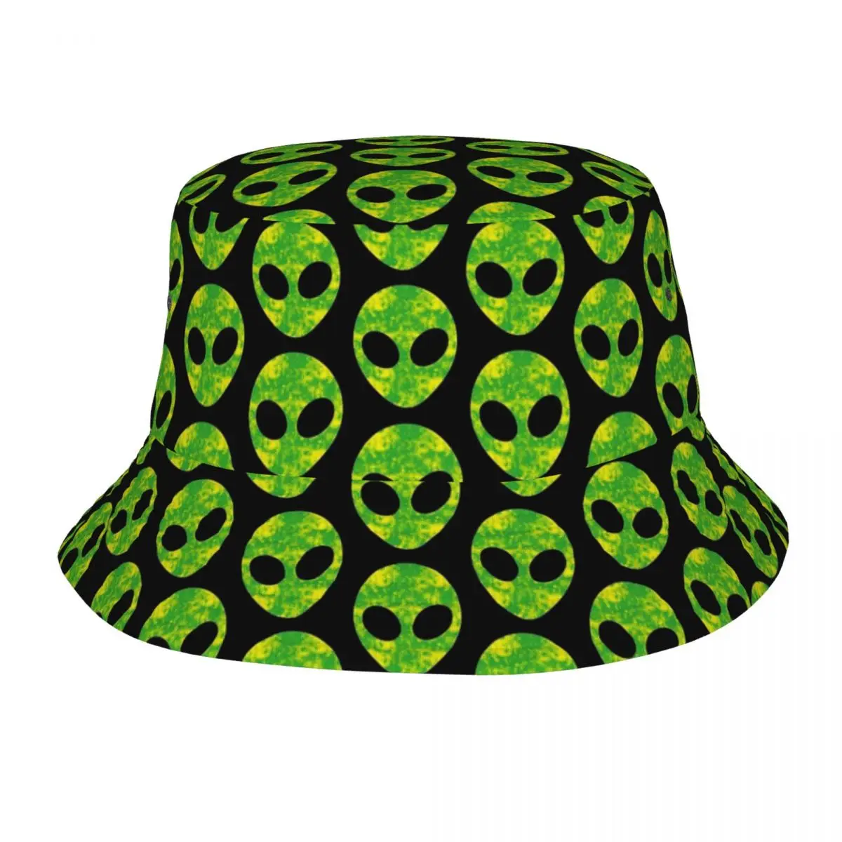 Pizzaboy Tie Dye Alien Bucket Hats Per Unisex Summer Invader Zim Gir Floppy Hat Street For Outdoor Sports Fisherman Cap Bob Hat