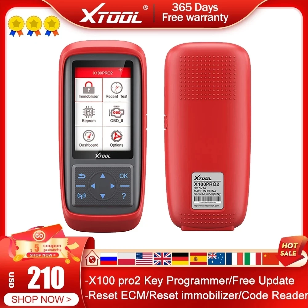 XTOOL X100 Pro OBD2 X100 PRO2 Auto Key Programmer obd2 Code reader
