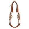 Horse Bit Bridle Hackamore Brown English Western Nose Curb Chain Padded Adjustable Horse Equipment 3