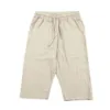 Men's Spring And Summer Cotton Sweatpants Jogging Pants Loose Casual Beach Vacation Capri Pants 4