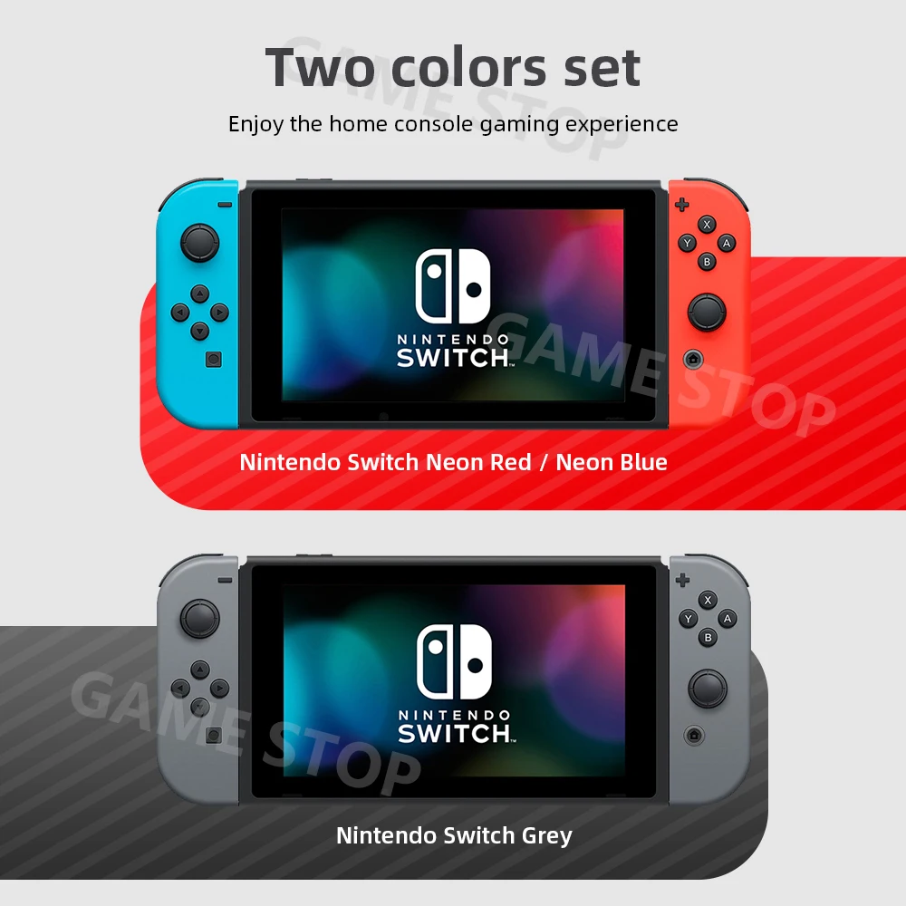 イとの Nintendo Switch with Neon Blue and Neon Red Joy窶舛on