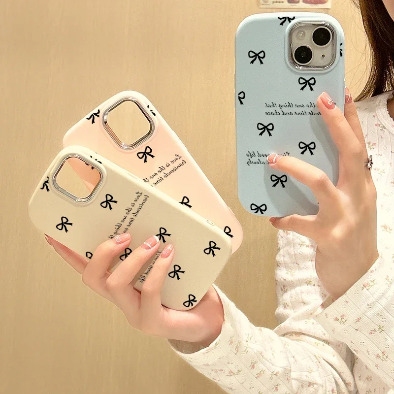 3D Bow Design Candy Phone Case