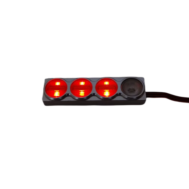 Metal LED Taillight Tail Lamp for 1/14 Tamiya RC Truck Car SCANIA VOLVO FH12 FH16 ACTROS AROCS MAN Degree DIY Parts 3