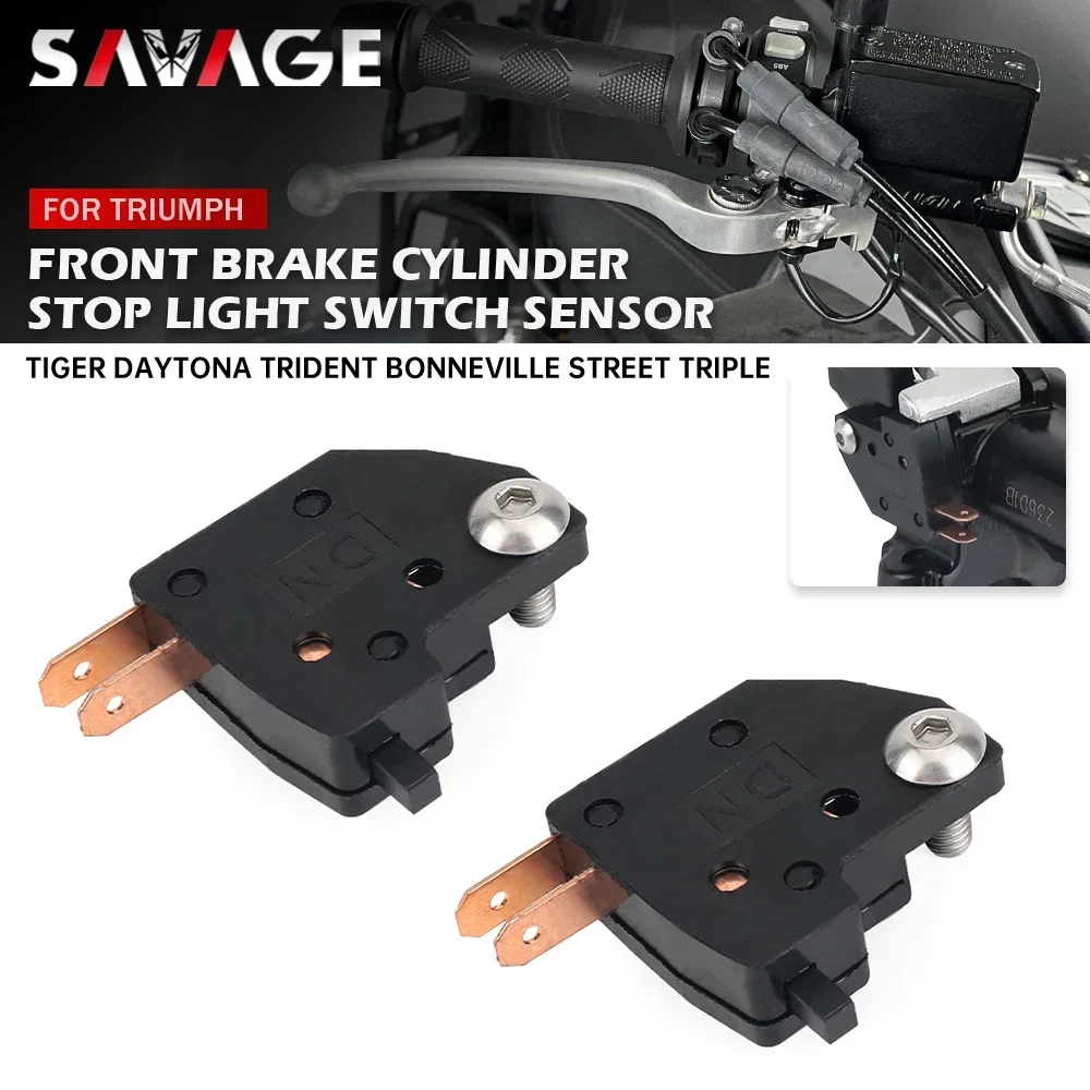 Front Brake Master Cylinder Stop Light Switch Sensor For