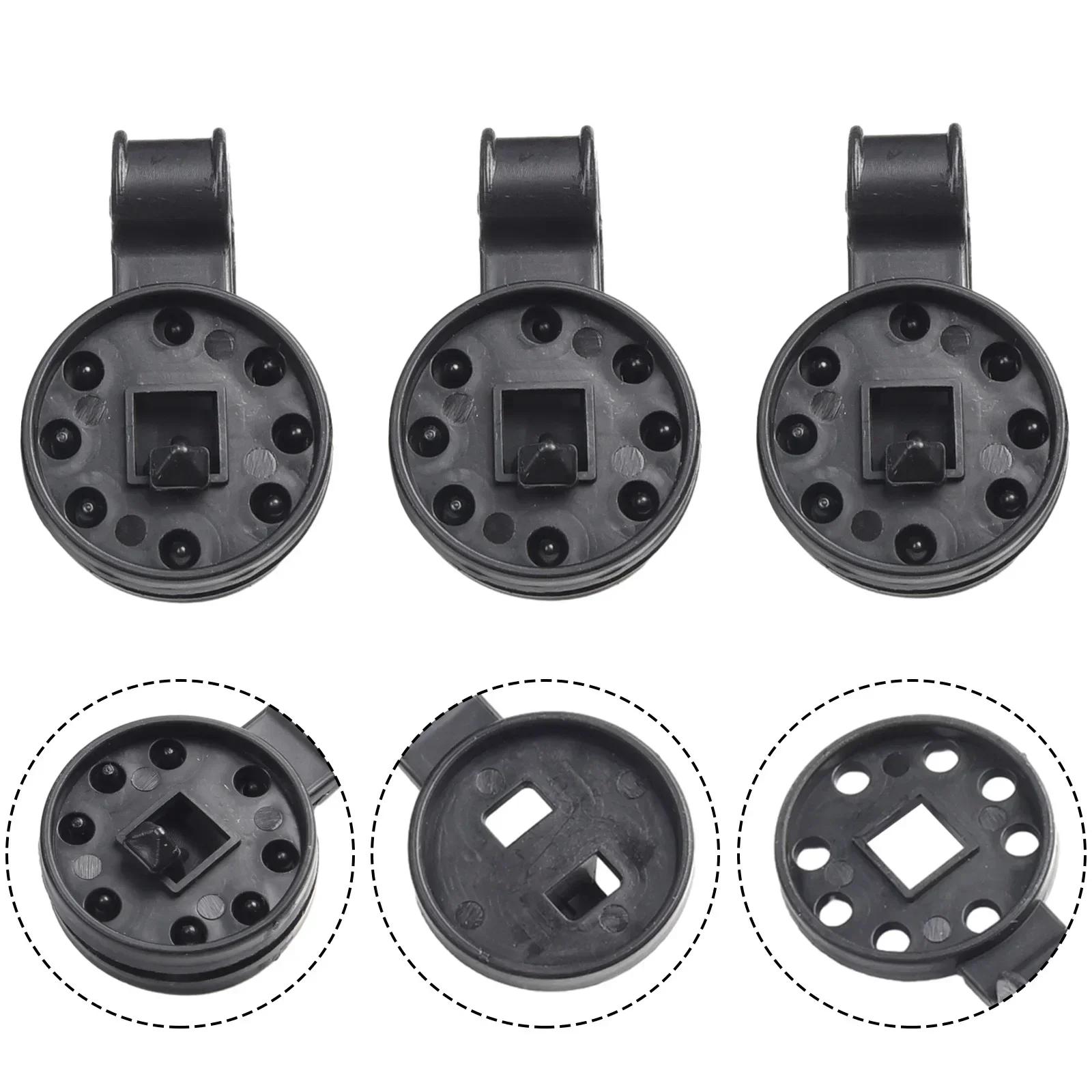 50PCS Shade Cloth Clips Garden Greenhouse Sunblock Plastic Grommet Fence Netting Hook