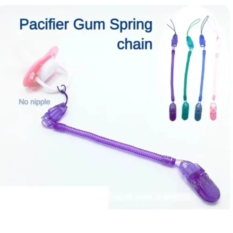 Pacifier Chain Clip Babies Soother Nipple Anti-drop 1pc