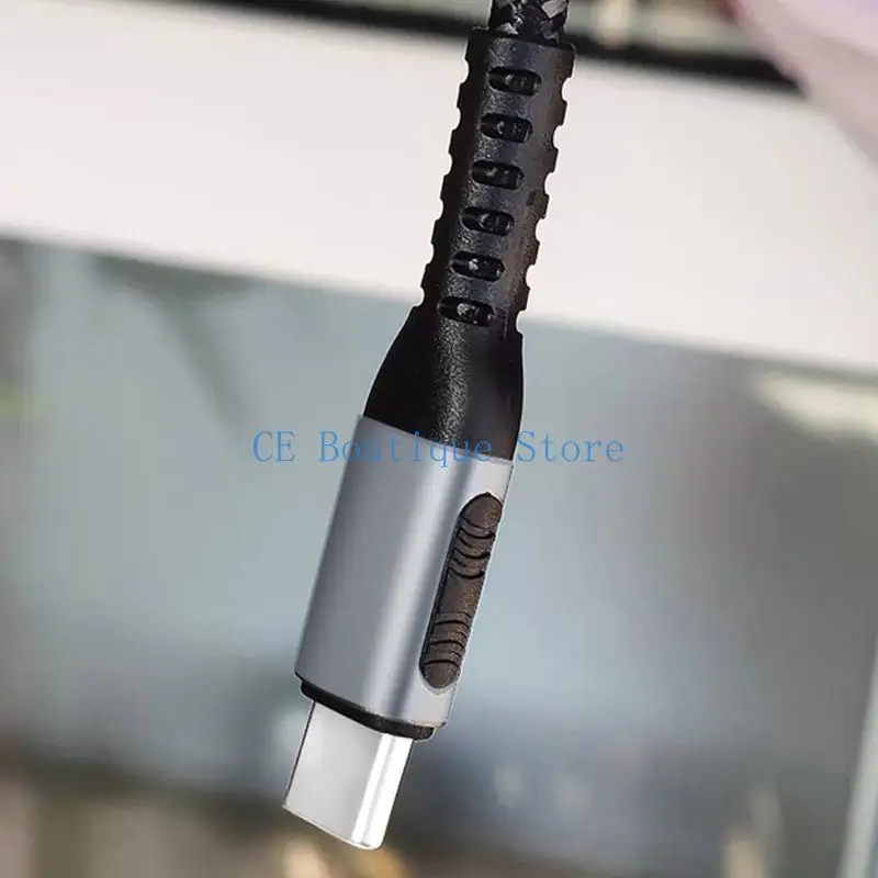 50 bis 200 100 W, USB-C-auf-USB-C-Ladekabel, 5 A, unterstützt 480 Mbit/s Daten, kompatibel für mehrere Geräte – Detail 1