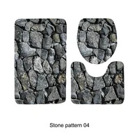 Cozy And Soft 3 Piece Fashion Bath Mat Set - Transform Bathroom Fashionable 3 Piece Bath Mat 2