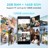 Cubot J20 Smartphone 4" Mini Screen 2GB+16GB(128GB Extended) 2350mAh Battery Android 12 Dual Sim 4G GPS Mobile Phones 3