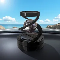 Car Solar Double-ring Aromatherapy Planetary Ornaments Car Suspended Rotating Fragrance Car Ball Floating Ball Decoration 5